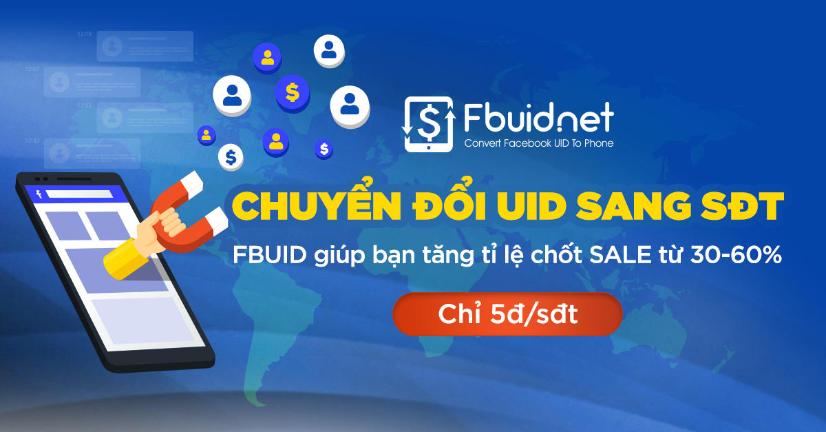 Phần mềm Quét Facebook UID và Chuyển đổi sang SDT Miễn Phí